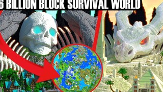 ฉันสร้าง Minecraft MMORPG เอาชีวิตรอดที่ใหญ่ที่สุดในโลก!