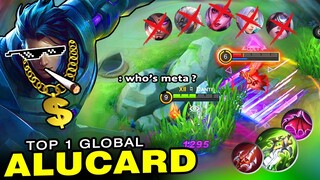 Destroying The Meta!! Top 1 Global Alucard | Funnel Gameplay & Best Build + 1000 Diamond Giveaway!!