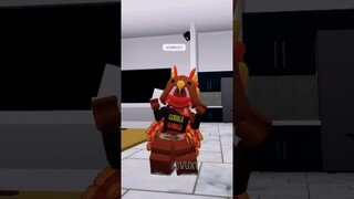 Dinker hates Thanksgiving.. 😳 #brookhaven #roblox