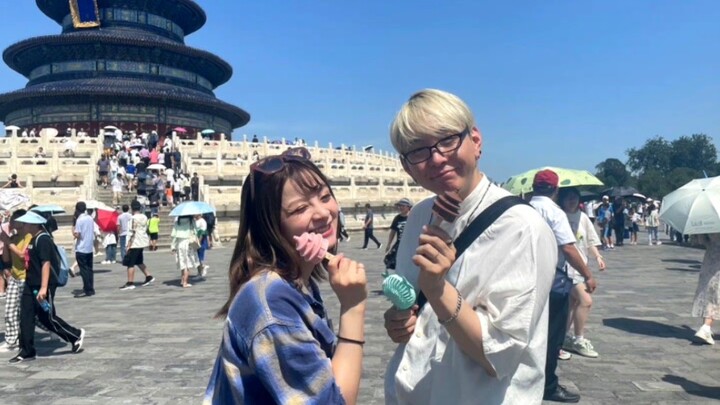 【Mieya】Beijing is awesome! I went to Temple of Heaven Park with Toku! 0819ins