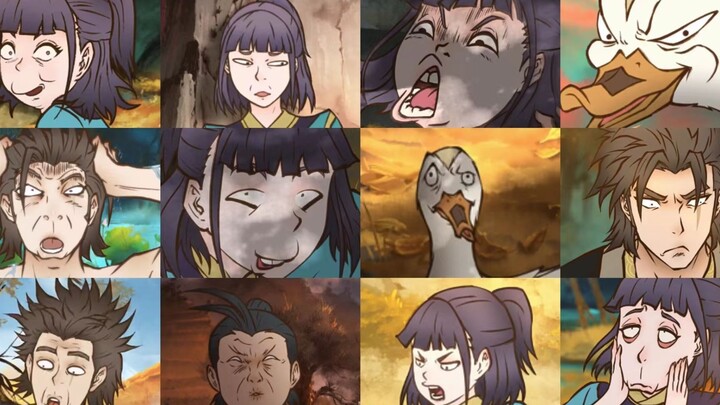 【Wushan Wuxing】Your 60-Second Facial Expressions Show (´°ω°`)↯↯