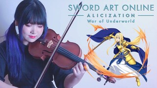 『LiSA - unlasting』VIOLIN COVER ⚔️(SAO: Alicization - War of Underworld ED ソードアートオンライン)  | YuA Violin