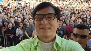 This should be the "hottest" international superstar in the world, Jackie Chan