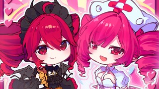 Đoán xem đó là gương hay là sinh đôi (･ω･)