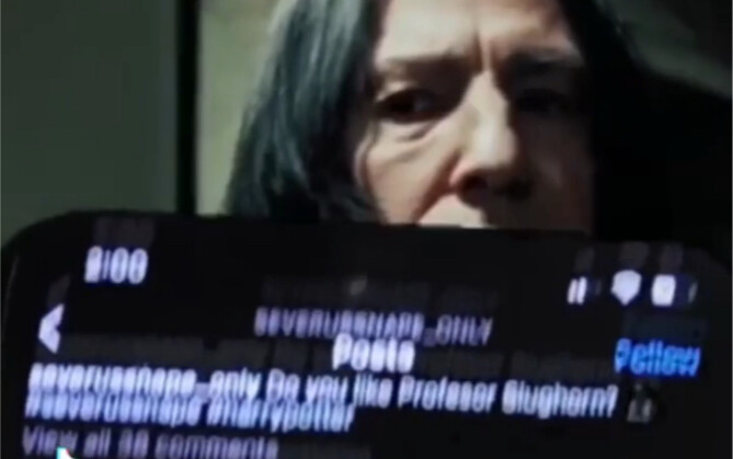 【Saat kau ketahuan Snape sedang main ponsel】 Rasa masuk ke dalam cerita sangat kuat, aku sudah dihuk