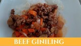 Easy Beef Giniling Recipe | Beef Giniling