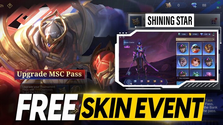 HOW TO GET 2 FREE SKINS | SHINING STAR EVENT & ATLAS MSC PASS SKIN EVENT