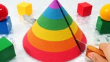 [Space Sand] Cut a colorful pyramid, super comfortable