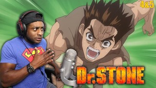Senku With The Foresight! | Dr. Stone Episode 4,5 | Reaction