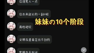 妹妹の10个阶段