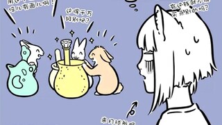 [非人哉] 玉兔们攀比杵臼，九月参观月饼工厂。