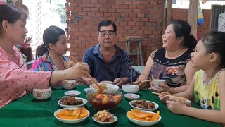 Rất Vui Mừng Vì Ca Phẫu Thuật Thành Công Làm Vài Món Ngon Cho Cha Già Bồi Dưỡng | TKQ & Family T913