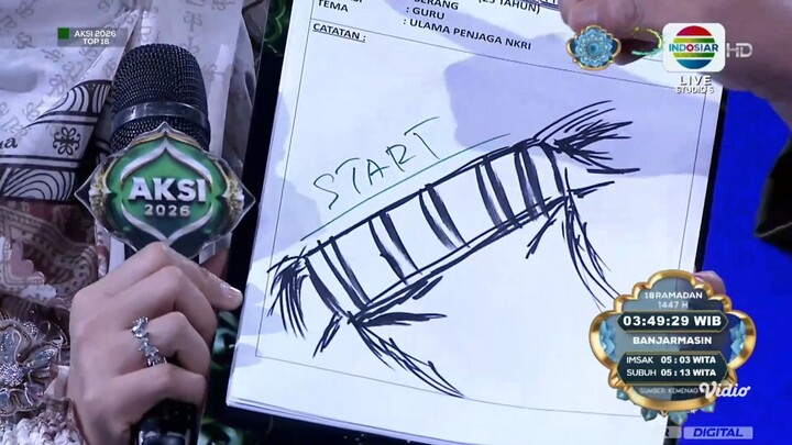 Aksi 2026 Top 16 Kloter 4 - Gua Tsur (Indosiar HD) 8/3/2026