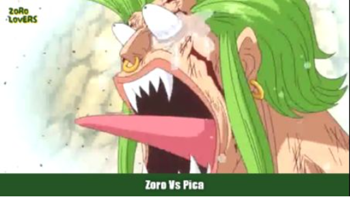 Membagongkan!! Pertarungan Antara Zoro Vs Pica