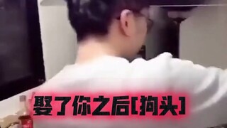 After marrying you [dog head]