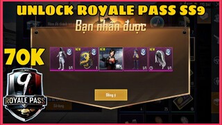 NẠP 20K NHẬN ĐƯỢC 429 UC VÀ MỞ ROYALE PASS SS9 CHỈ VỚI 70K || PUBG MOBILE