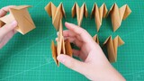 Use A4 paper to make a desktop folding storage bag, simple, beautiful and practical!