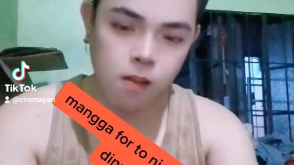 mangga for dinner tonight gusto nyo ba Ako na bahala mag balat sainyo, kung want nyo lang ahh tarana