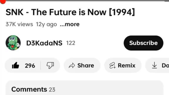 SNK The Future is Now [1994]