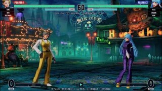 KOF15　チャンピオンvsチャンピオン　世界１位キングvs世界１位クーラ　堅すぎるキング