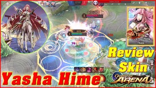 🌸Onmyoji Arena: Yasha Hime - Review Skin Điển Tàng, Đẹp Xuất Sắc, Samurai Giao Tranh Tổng Phê