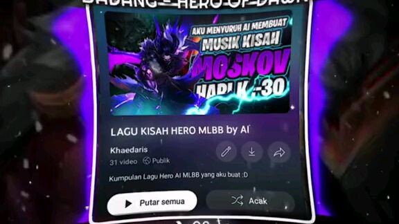 lagu heroes MLBB (BADANG HERO OF DOWN)