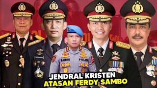 Paling Disegani dan Dihormati Sambo! Inilah 7 Jendral Kristen Bintang 3 & 4 Atasan Ferdy Sambo