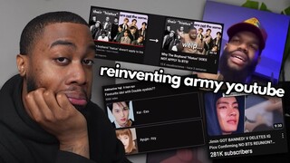 ARMY Youtube Is A MESS! (Reaction)