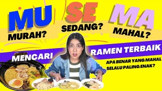 RAMEN: BATTLE MAKANAN MURAH SEDANG MAHAL | #MUSEMA