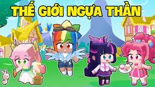 SAMMY THỬ THÁCH 24H CÙNG HỘI CHỊ EM SINH TỒN THẾ GIỚI NGỰA THẦN TRONG LÀNG HERO TEAM MINI WORLD