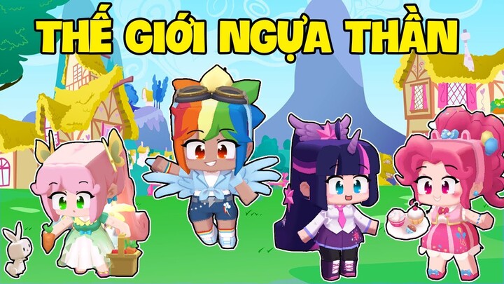 SAMMY THỬ THÁCH 24H CÙNG HỘI CHỊ EM SINH TỒN THẾ GIỚI NGỰA THẦN TRONG LÀNG HERO TEAM MINI WORLD