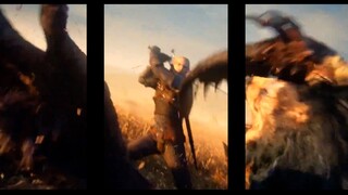 The Witcher 3 Battle of Griffins 3D Tanpa Kacamata