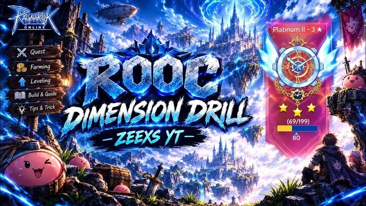 DIMENSION DRILL ROOC Rank Platinum KERAS!!