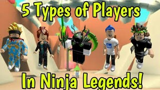 5 Types of Ninja Legends Players