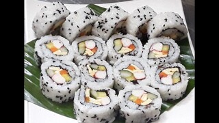 Món ăn Hàn Quốc_ CƠM CUỘN RONG BIỂN (đặc biệt ngon, hấp dẫn, làm thành công ngay