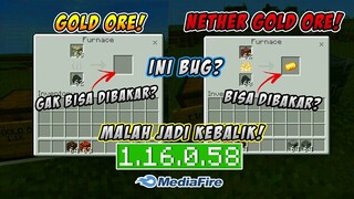 🔥CARA MENGATASI BUG GOLD ORE TIDAK BISA DIBAKAR DI FURNACE! - MCPE BUG 1.16