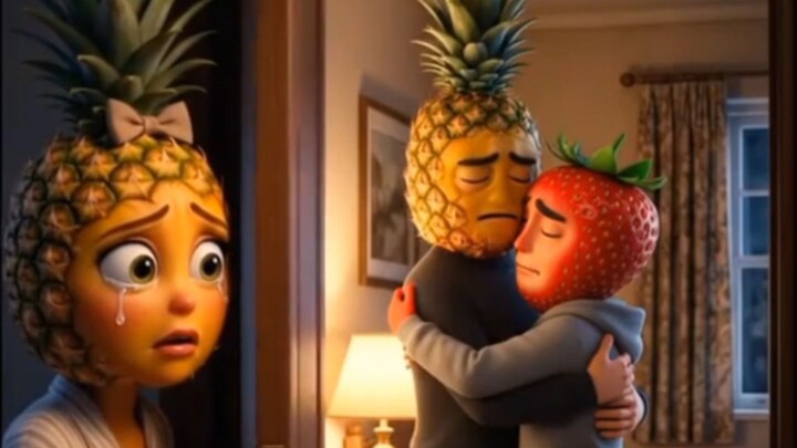 Strawberry, Pineapple & Mango — one cheated! 😱😂