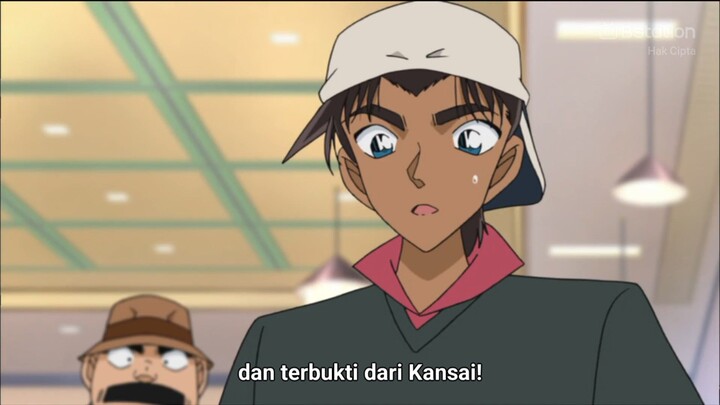 pertarungan antara Hatori heji dan Shinichi Kudo