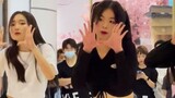 16-year-old female high school student in Chengdu random dance road show next level Ningning positio
