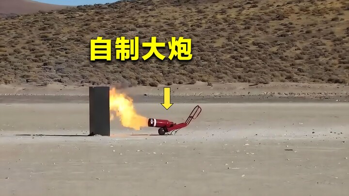 Tự chế súng bắn bóng bowling, liệu có thể bắn thủng két sắt giá 5.000 USD?