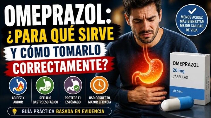 El error con el omeprazol que comete el 80% de las personas al tomarlo. #Omepraz