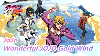 JoJo[Painted upside down series-01]Suggest to change to: the wonderful JOJO Gold Wind