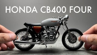 [Model] Thư giãn và giải nén: Lắp ráp Thanh Đảo Society 1/12 mẫu xe máy Honda CB400 BỐN | Tác giả: m