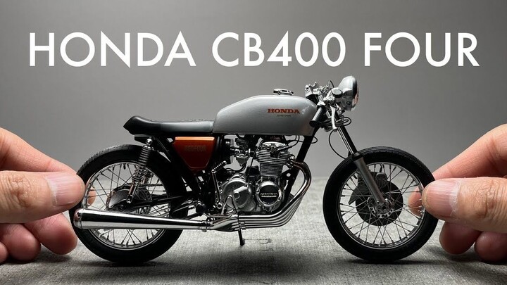 [Model] Relax and decompress: Assemble Qingdao Society 1/12 Honda CB400 FOUR motorcycle model | Auth
