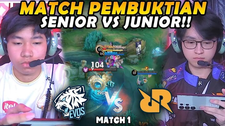 DEBUT PLAYER2 BARU RRQ MELAWAN EVOS MODE MSC!! MATCH PEMBUKTIAN RRQ!! - EVOS VS