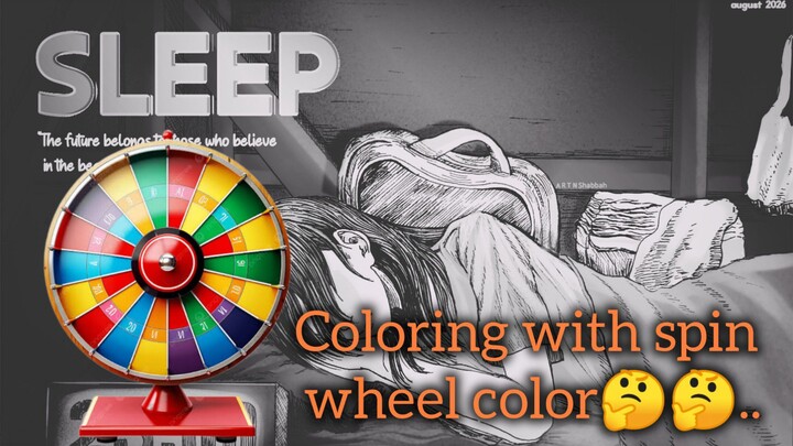 [OC]TUTORIAL COLORING WITH SPIN WHEL COLOR GAME