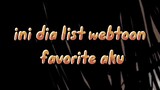 List Webtoon Favorit Saya