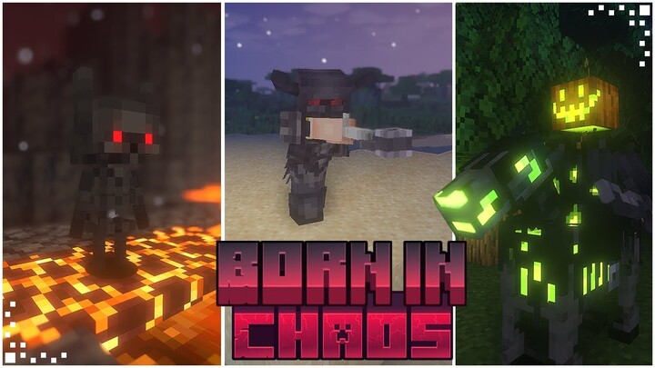 Born In Chaos (Minecraft Mod Showcase) | New Mobs, Weapons & Armor | Best Mod for Halloween | 1.19