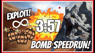 INFINITE BOMBS | MONSTER HUNTER: RISE - BOMBING BASARIOS SPEEDRUN