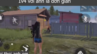 1v4 với anh là đơn giản p3 #choithoianhem
